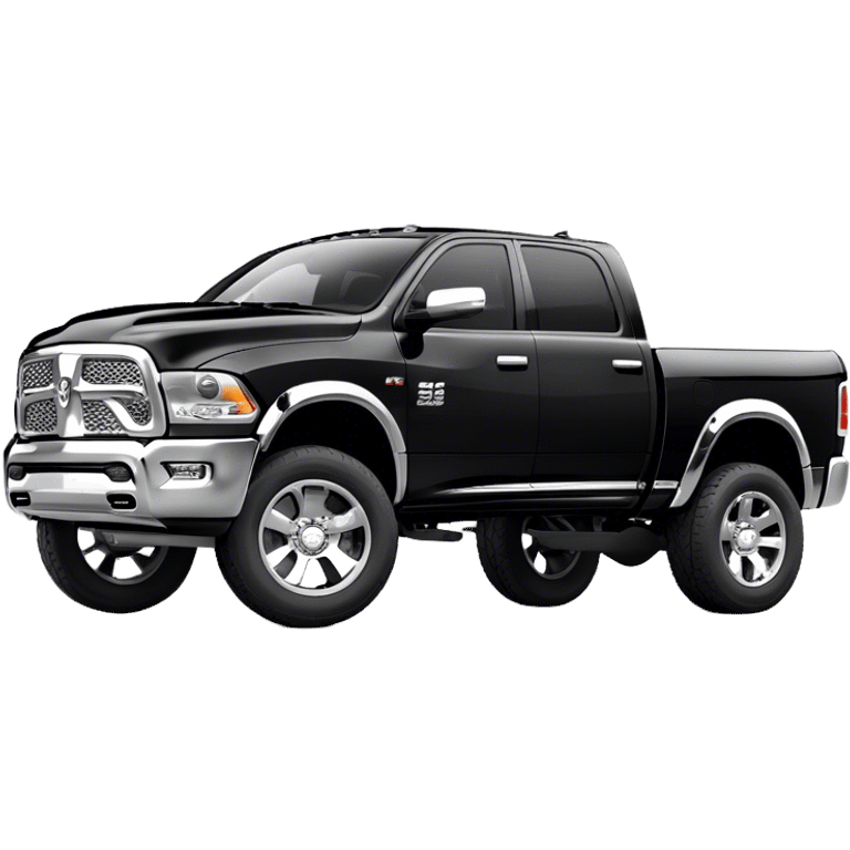 Black ram truck emoji