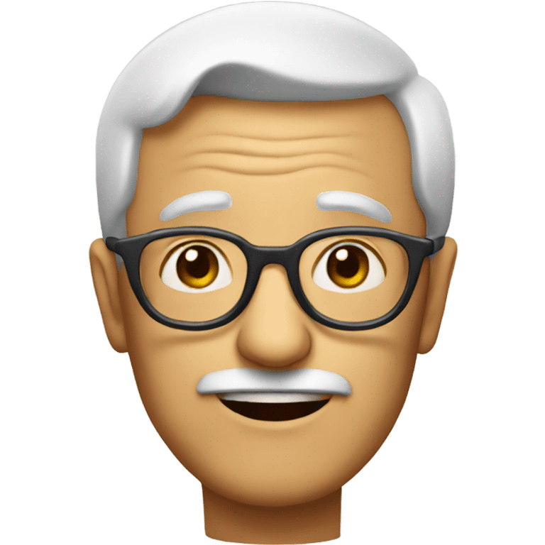 old man with glasses emoji