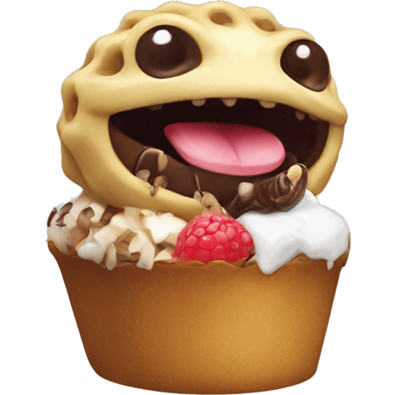 Heterocephalus glaber enjoying a sweet treat emoji