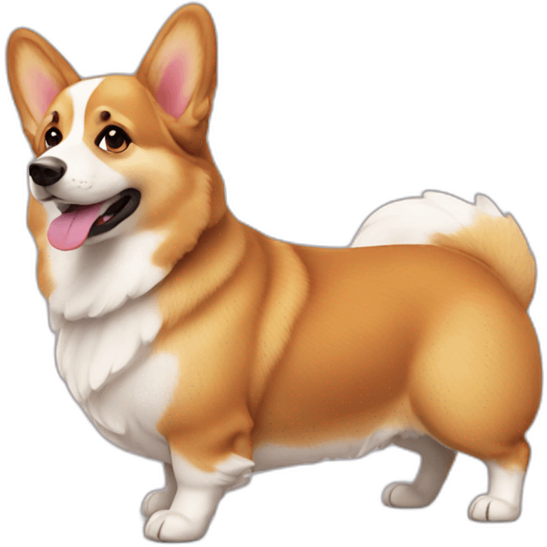 Lovely corgi emoji