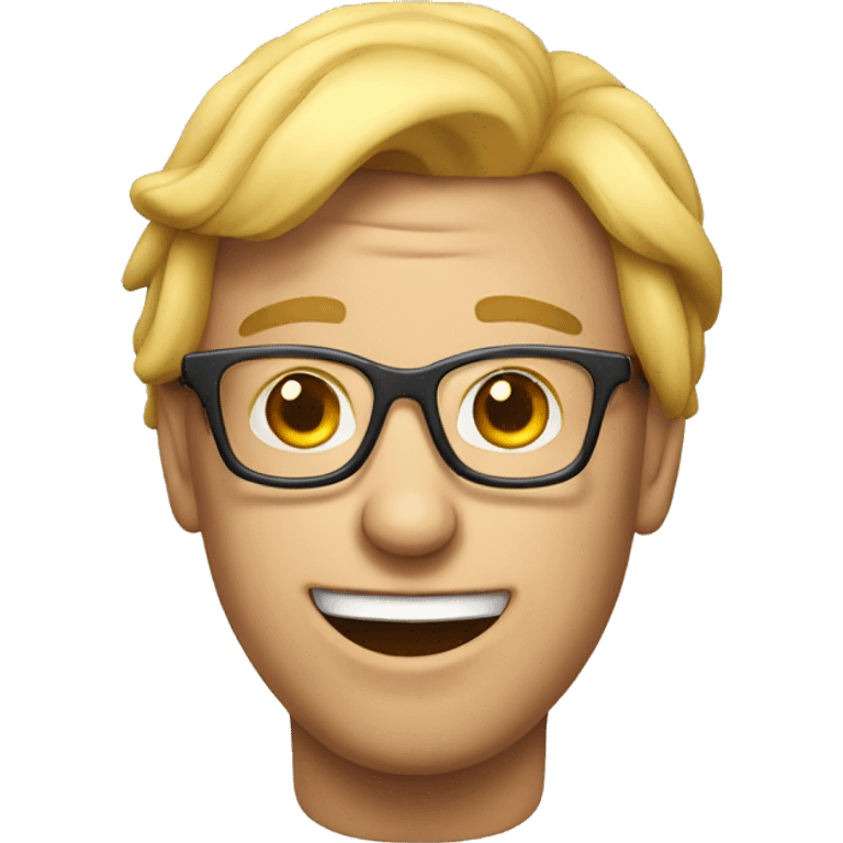 3d funny nerd emoji emoji