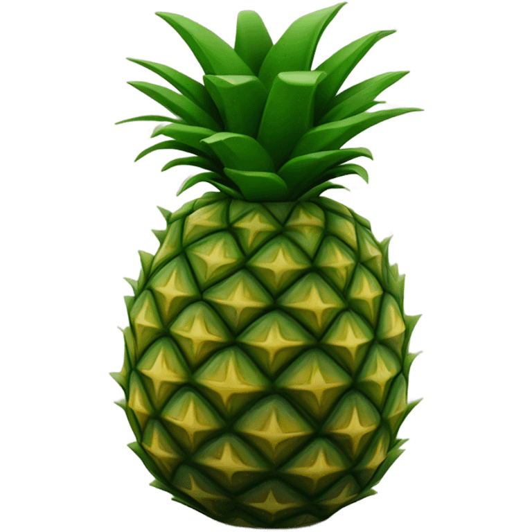 Black pineapple  emoji