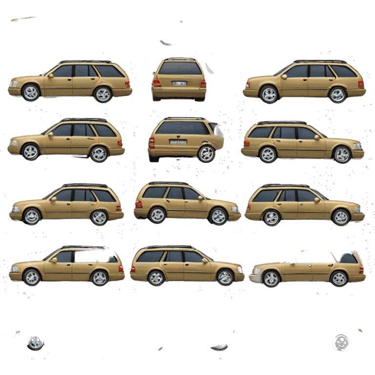 2001 Mercedes e320 wagon gold emoji