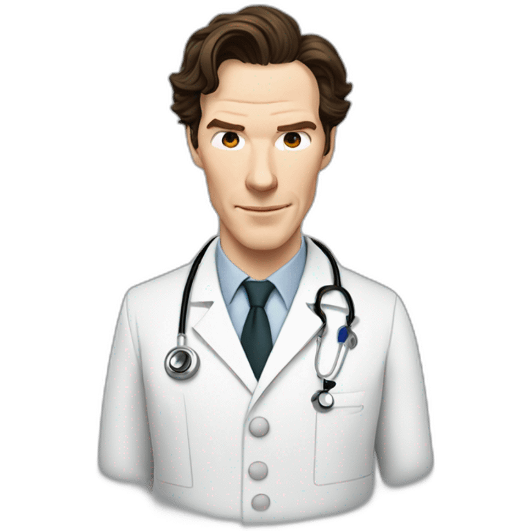 benedict cumberbatch as doctor emoji