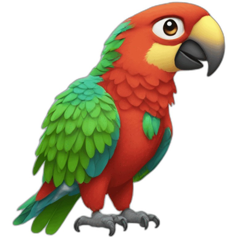 parrot partying hard emoji