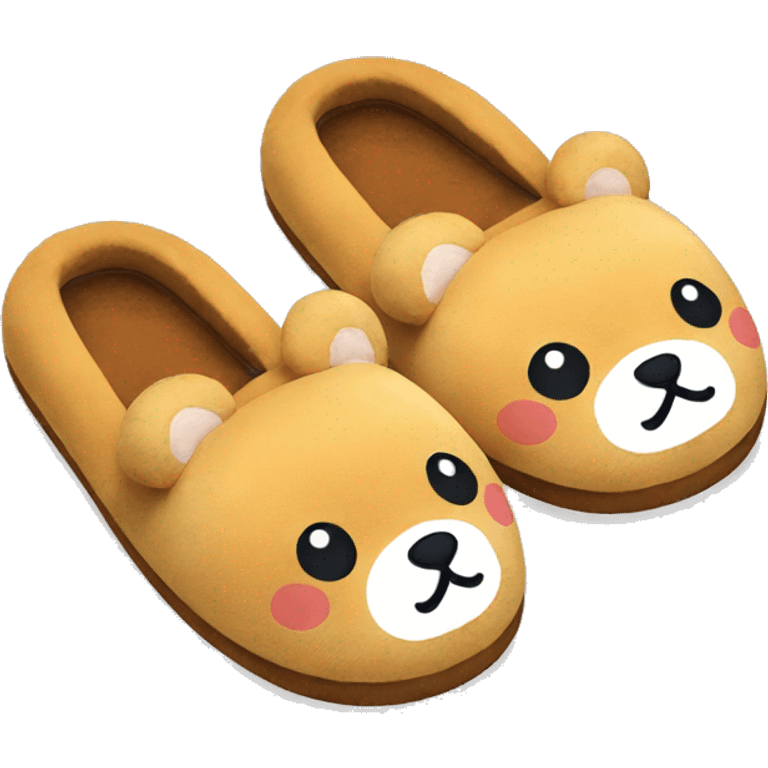 rilakkuma slippers emoji