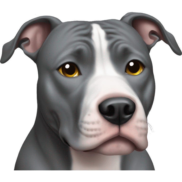 Grey pitbull emoji