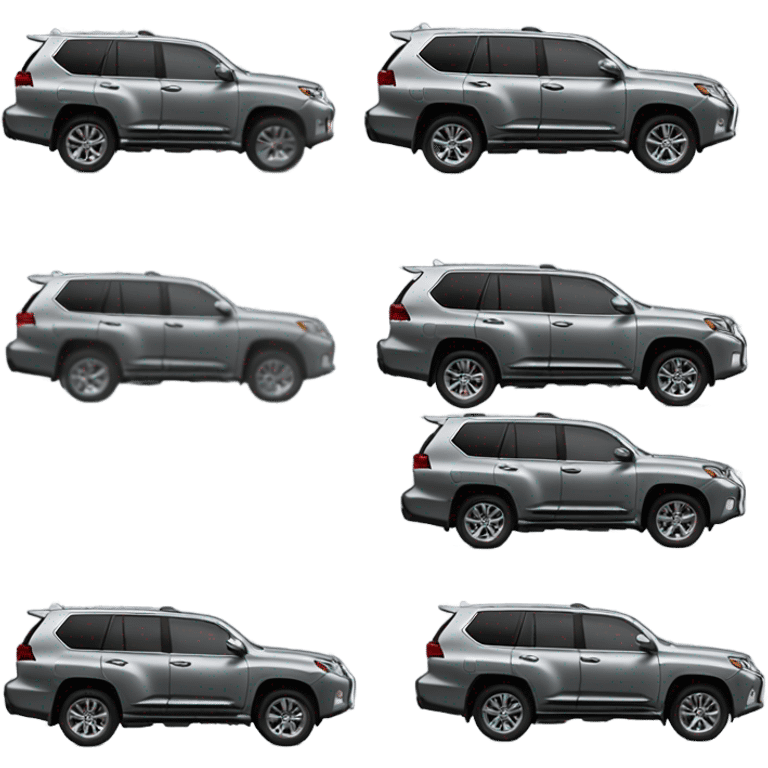 Grey Lexus suv GX550 emoji