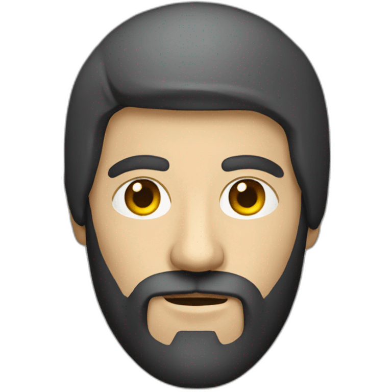 hacker man with beard emoji