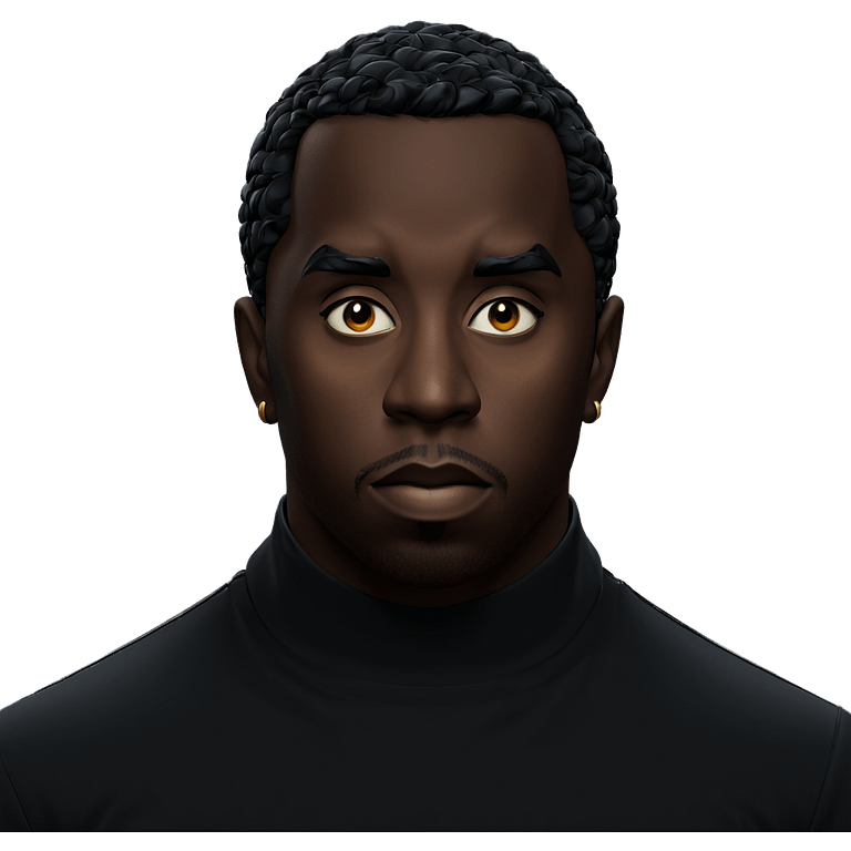 portrait of a dark-skinned male emoji