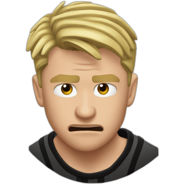 Eddie Howe biting nails emoji