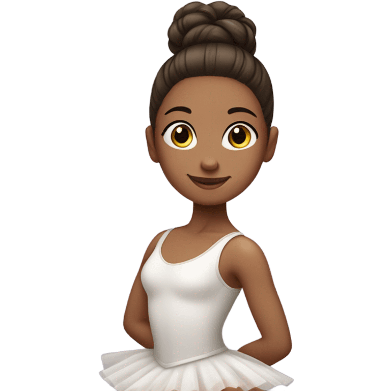 Girl práctice ballet emoji