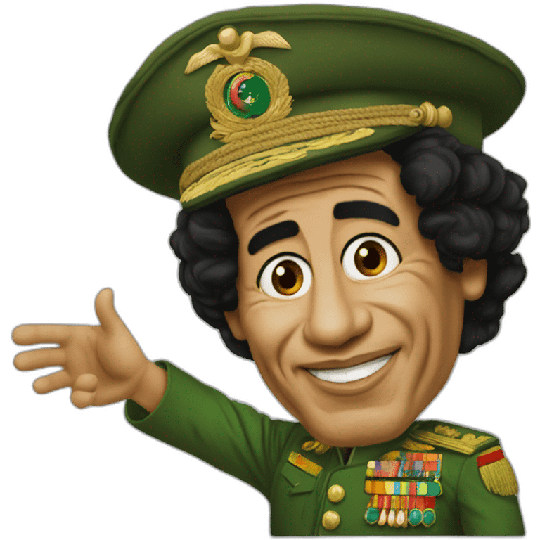 muammar gaddafi emoji