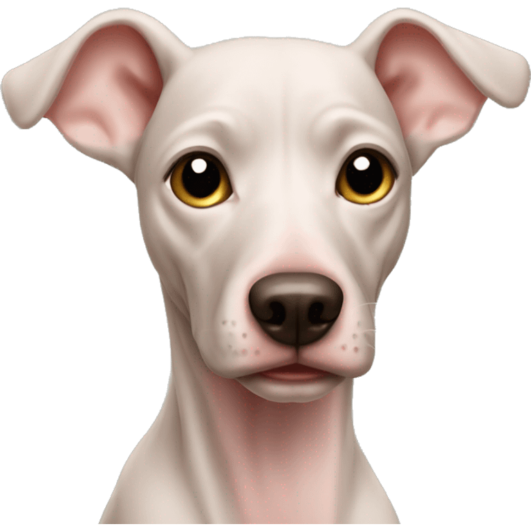 hairless dog emoji