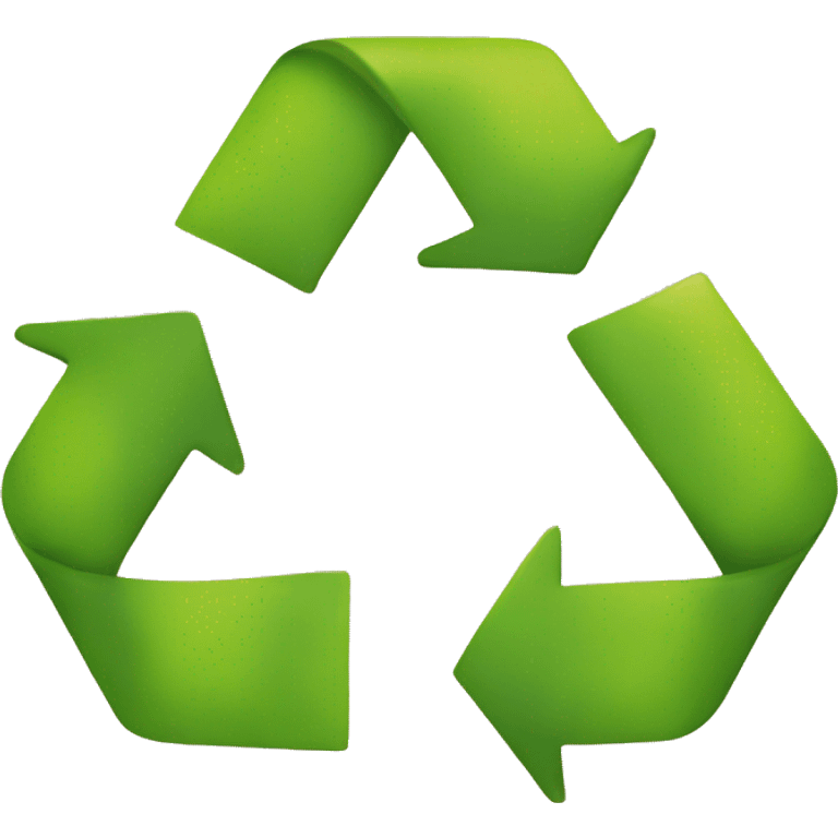 Yellow Recycling Symbol Emoji emoji