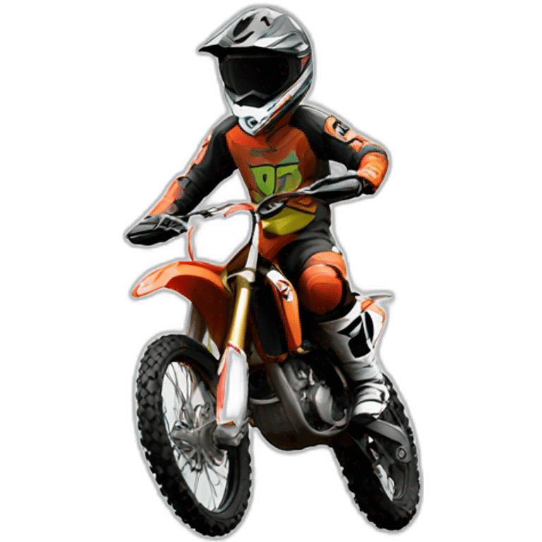 Motocross emoji