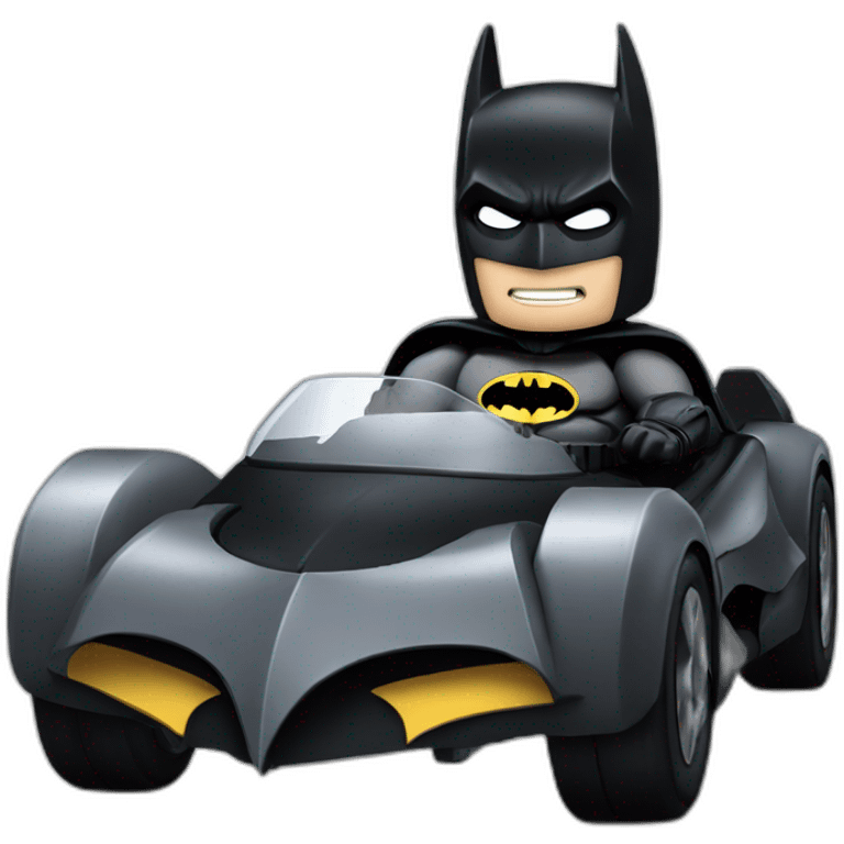 batman in batmobile emoji