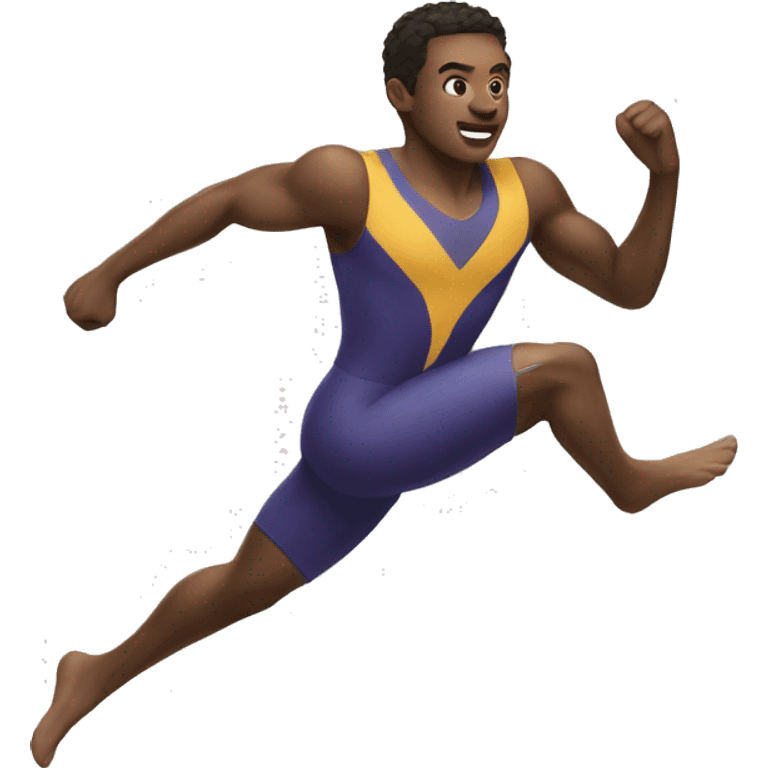 leap or sprint emoji