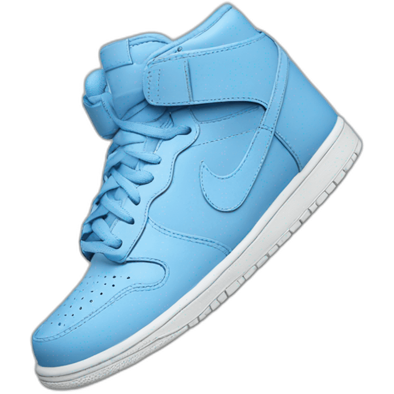 Chaussures Nike bleue ciel emoji