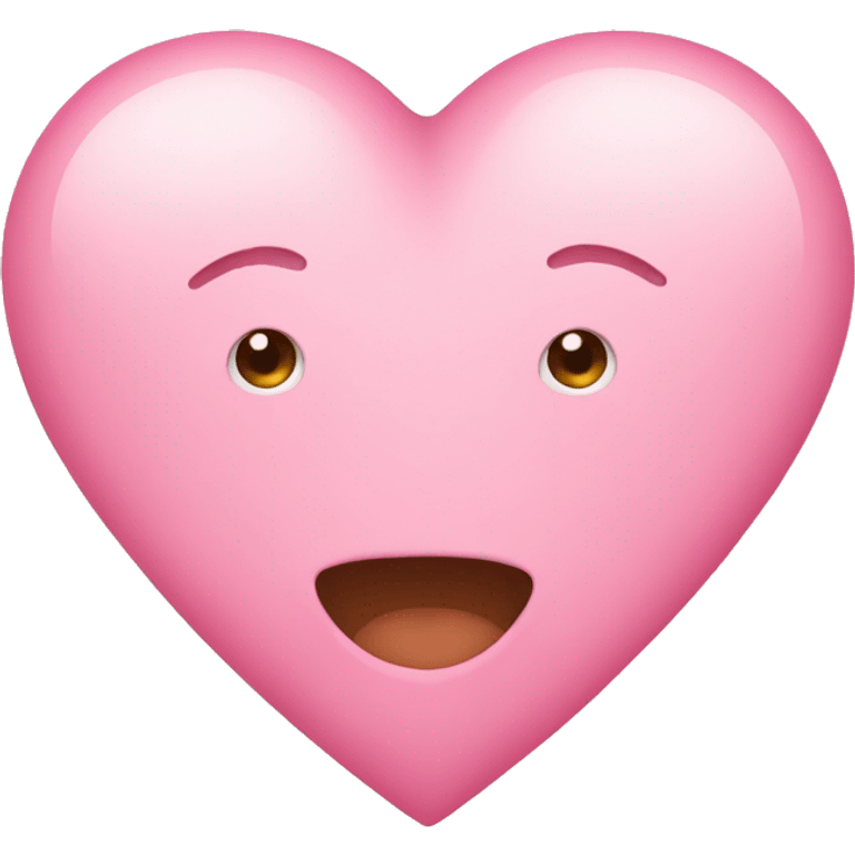 Light pink heart emoji emoji