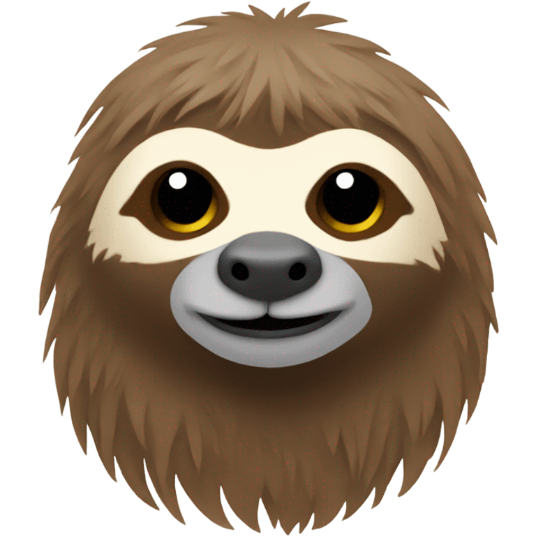 Hippie sloth emoji