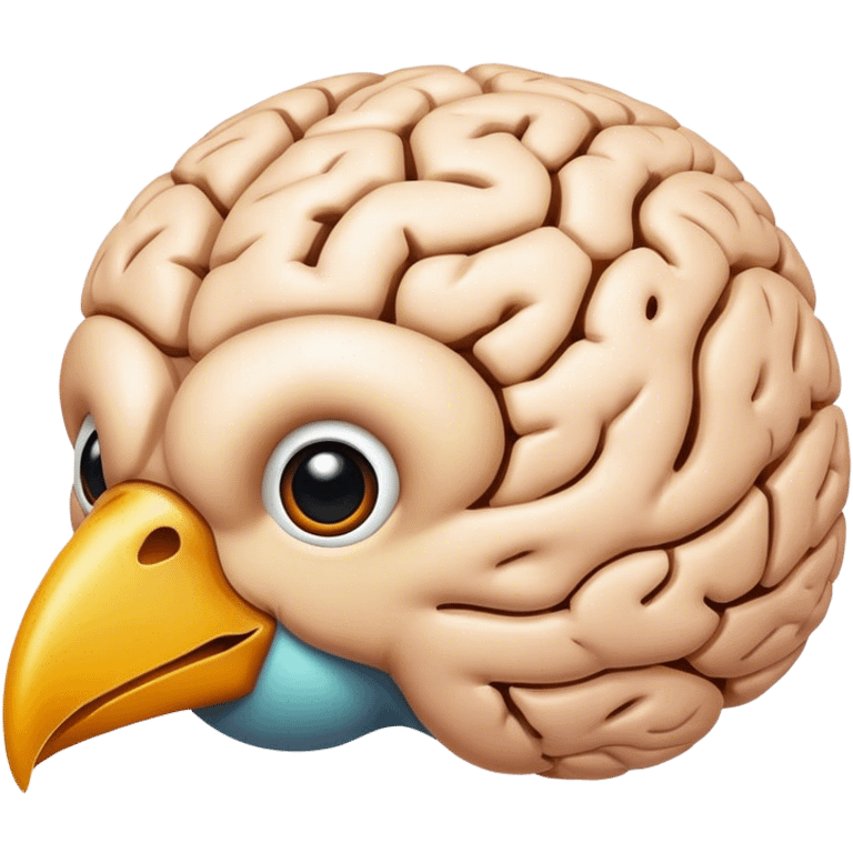 bird brain emoji