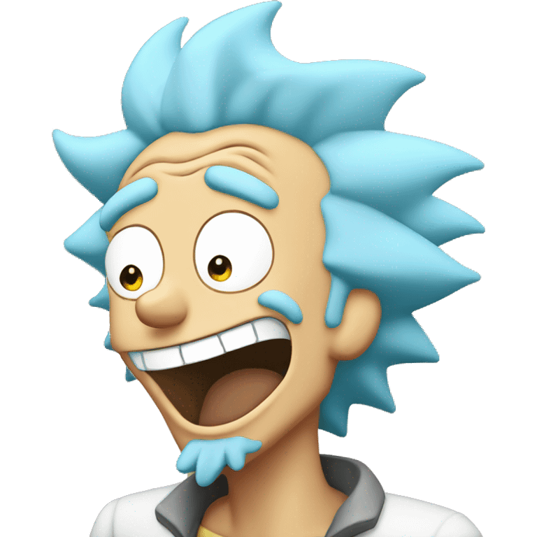 Rick sanchez laughing  emoji