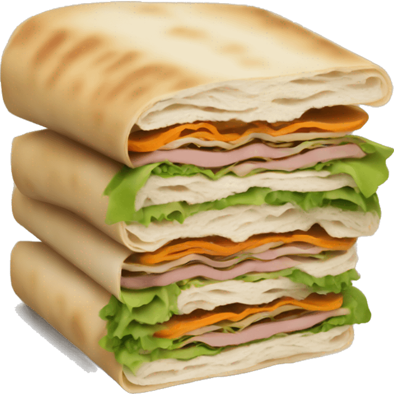 Wrap sandwich  emoji