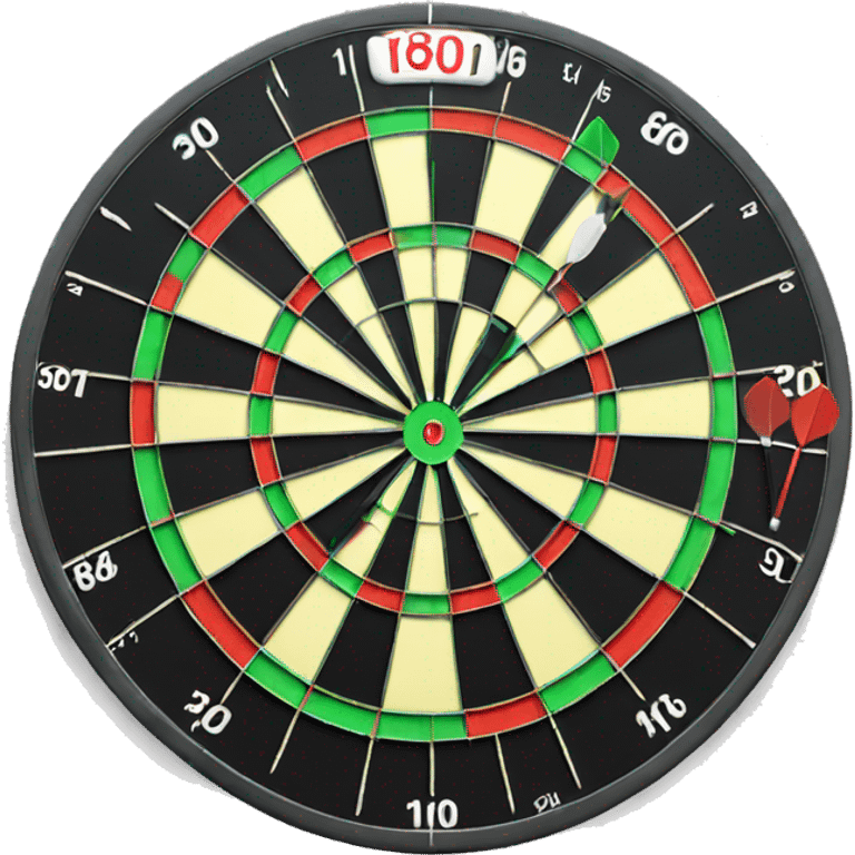 Darts score 180 emoji