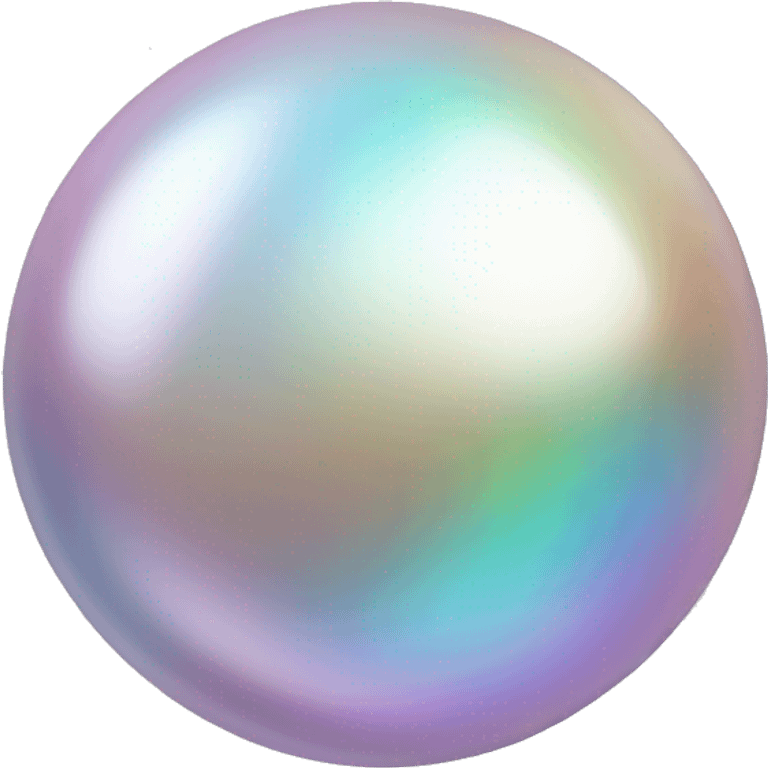 Iridescent pearl   emoji