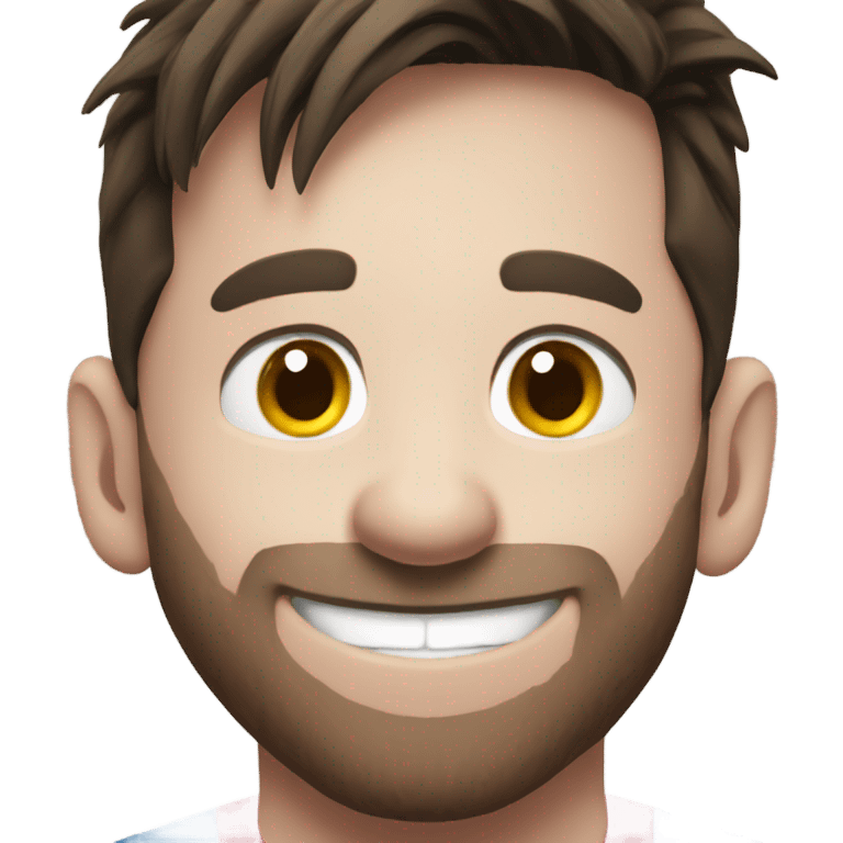 Messi smile emoji