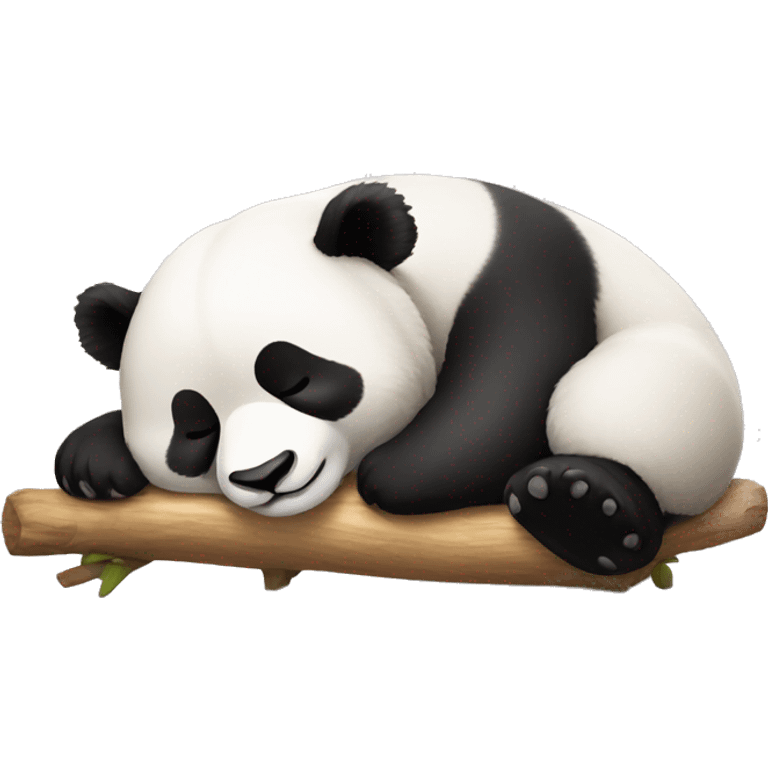 Panda sleeping  emoji