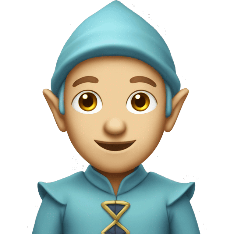 Light blue elf emoji