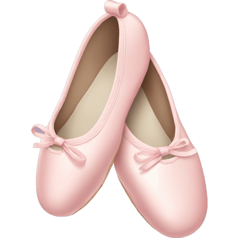 Pale pink ballet shoes emoji