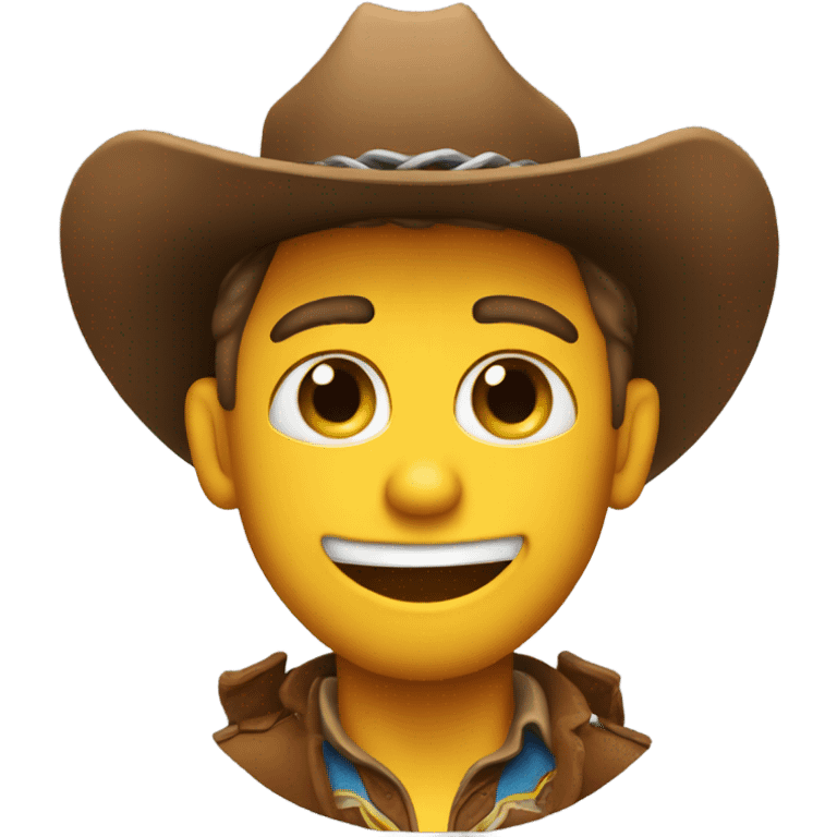 cowboy winking emoji