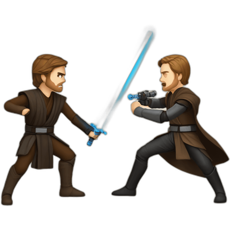 Anakin vs obi-wan battle emoji