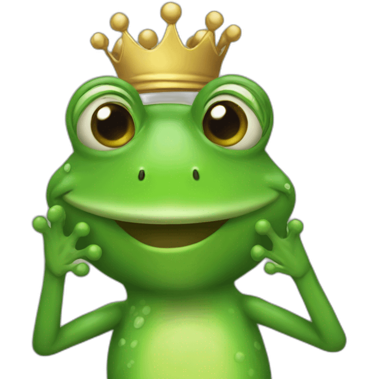 leggybuddy king froggy  emoji