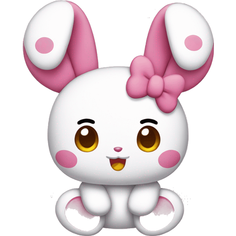 my melody happy emoji