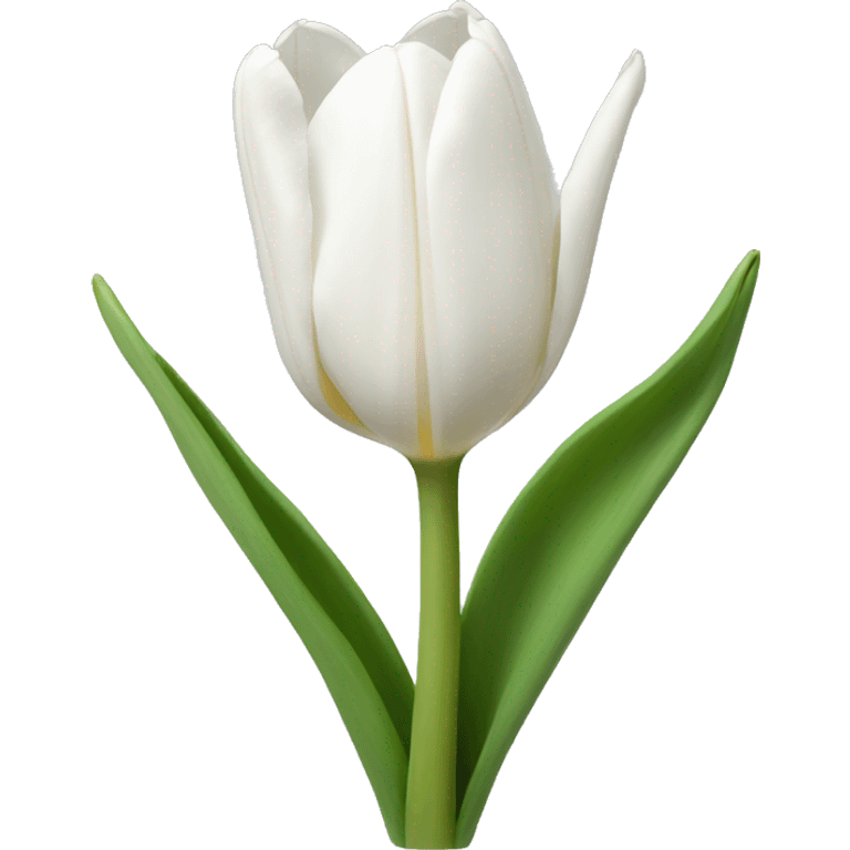 white tulips emoji