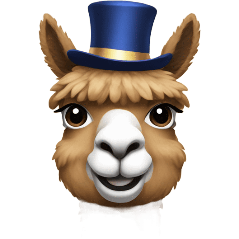 Alpaca new years emoji