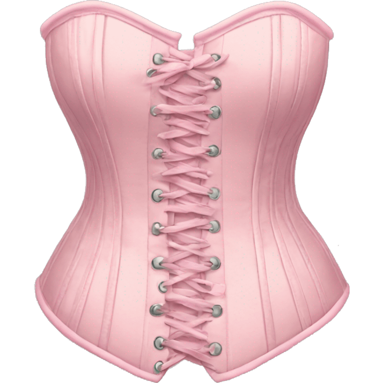 Pastel pink corset  emoji