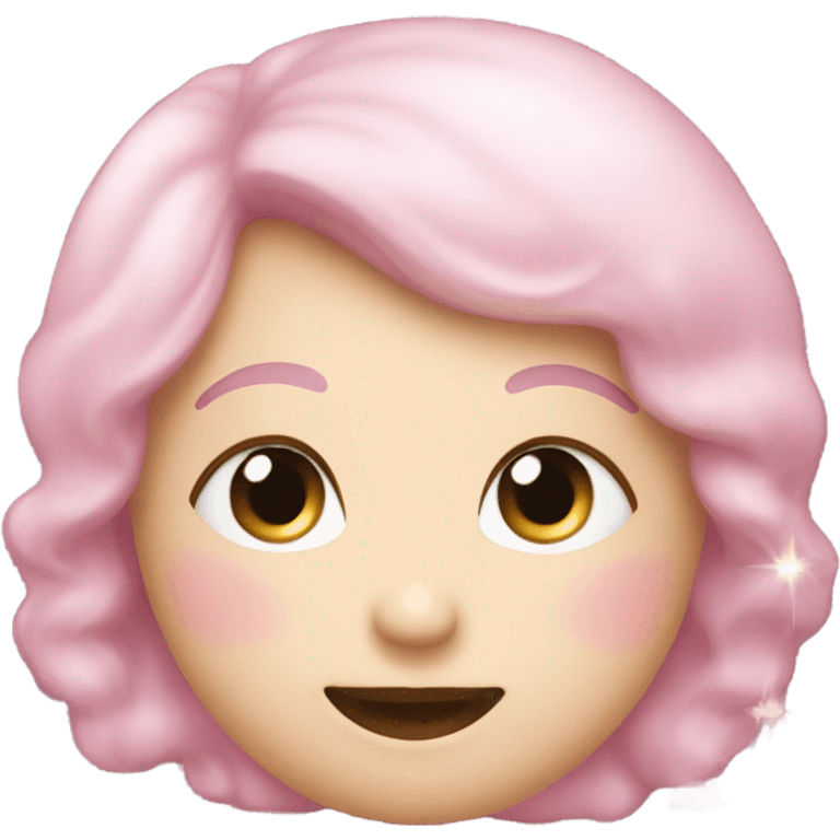 Pastel Pink sparkle emoji  emoji