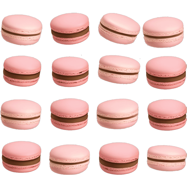 a pink beige macaron emoji