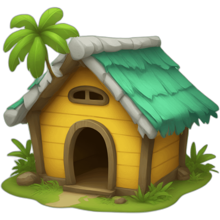 cute hut emoji