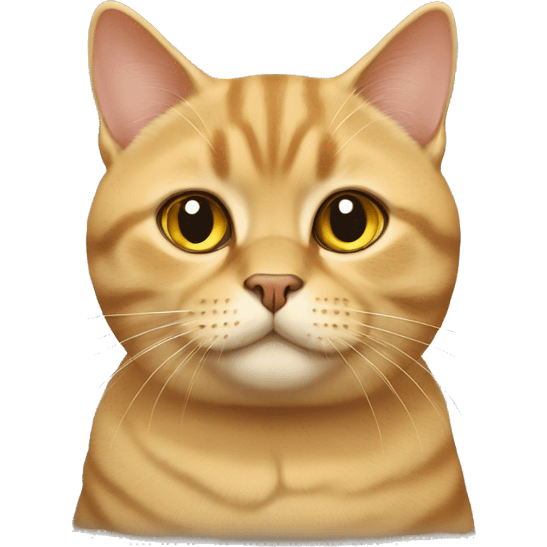 British shorthair golden cat emoji