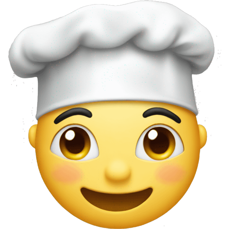 Kissy face with chef hat emoji