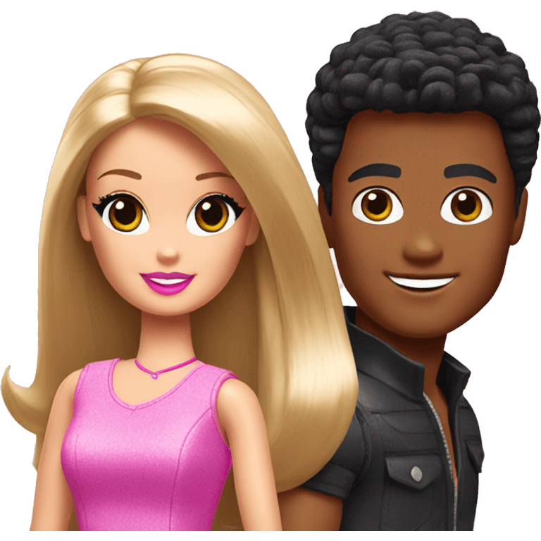 Barbie and Ken emoji