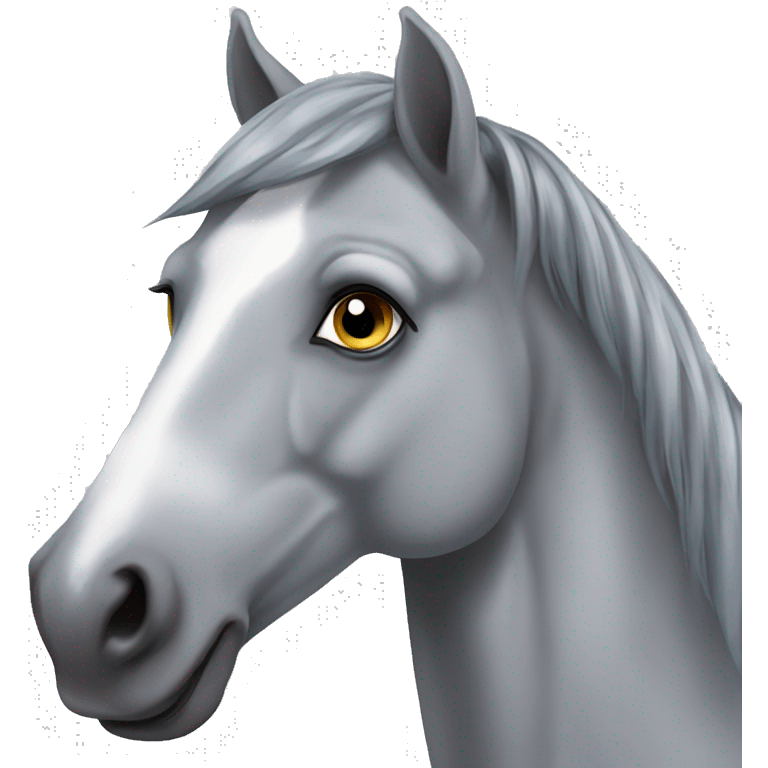 Dapple gray horse emoji