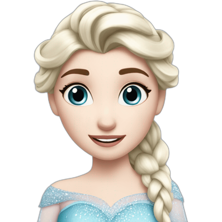 Elsa reine des neiges emoji