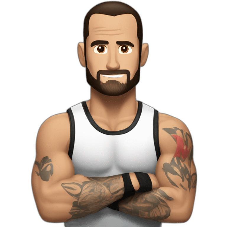 WWE cm punk emoji